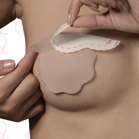 Taśmy do biustu i nakładki materiałowe - Bye Bra Breast Lift & Fabric Nipple Covers Miseczka F-H 3 pary Bye Bra Taśmy do biustu i nakładki materiałowe - Bye Bra Breast Lift & Fabric Nipple Covers Miseczka F-H 3 pary Bye Bra