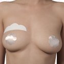 Taśmy do biustu i nakładki materiałowe - Bye Bra Breast Lift & Silk Nipple Covers Miseczka A-C 3 pary Bye Bra