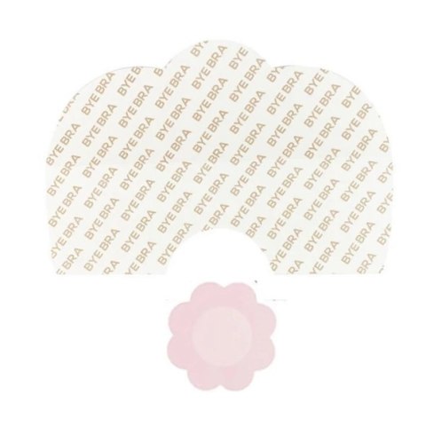 Taśmy do biustu i nakładki materiałowe - Bye Bra Breast Lift & Silk Nipple Covers Miseczka D-F 3 pary Bye Bra Taśmy do biustu i nakładki materiałowe - Bye Bra Breast Lift & Silk Nipple Covers Miseczka D-F 3 pary Bye Bra