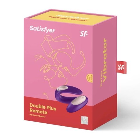 Wibrator dla par - Satisfyer Double Plus Remote Satisfyer Wibrator dla par - Satisfyer Double Plus Remote Satisfyer