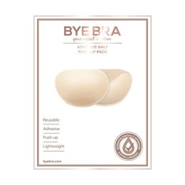 Wkładki przylepne do biustonosza - Bye Bra Adhesive Half Push-Up Pads Nude Bye Bra
