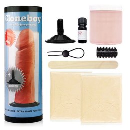 Zestaw do klonowania penisa z przyssawką - Cloneboy Dildo & Suction Cap Pink Cloneboy
