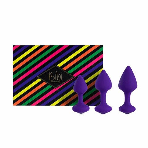 Zestaw plugów analnych - FeelzToys Bibi Purple 3 szt FeelzToys Zestaw plugów analnych - FeelzToys Bibi Purple 3 szt FeelzToys