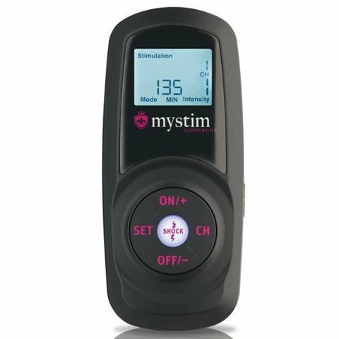 Zestaw sterujący bezprzewodowo - Mystim Cluster Buster Wireless eStim Device Starterkit Mystim Zestaw sterujący bezprzewodowo - Mystim Cluster Buster Wireless eStim Device Starterkit Mystim