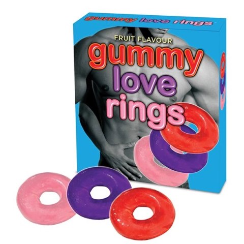 Gumowe pierścienie na penisa - Gummy Love Rings Spencer & Fleetwood Gumowe pierścienie na penisa - Gummy Love Rings Spencer & Fleetwood