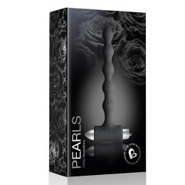 Koraliki analne wibrujące - Rocks-Off Petite Sensations Pearls Black Rocks-Off