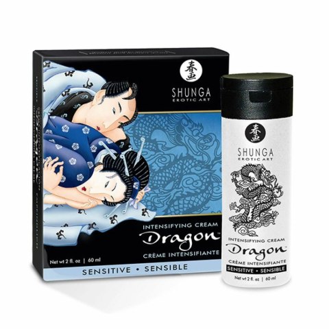 Krem stymulujący dla par (łagodny) - Shunga Dragon Cream Sensitive 60 ml Shunga