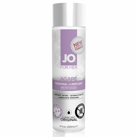 Lubrykant dla wrażliwej skóry - System JO For Her Agape Original 120 ml System Jo Lubrykant dla wrażliwej skóry - System JO For Her Agape Original 120 ml System Jo