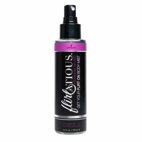 Mgiełka do ciała - Sensuva Flirtatious Pheromone Body Mist Pomegranate, Fig, Coconut & Plumeria 125 ml Sensuva Mgiełka do ciała - Sensuva Flirtatious Pheromone Body Mist Pomegranate, Fig, Coconut & Plumeria 125 ml Sensuva