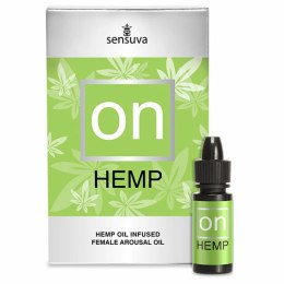 Olejek stymulujący - Sensuva ON Arousal Oil Hemp 5 ml Sensuva