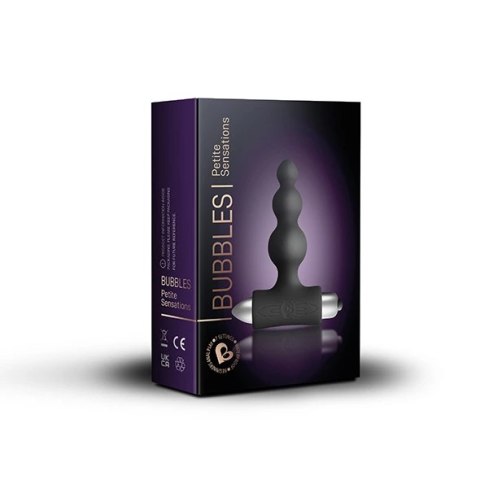 Plug analny wibrujący - Rocks-Off Petite Sensations Bubbles Black Rocks-Off Plug analny wibrujący - Rocks-Off Petite Sensations Bubbles Black Rocks-Off
