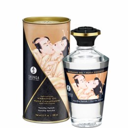 Rozgrzewający olejek do masażu - Shunga Aphrodisiac Warming Oil Vanilla Fetish 100 ml Shunga