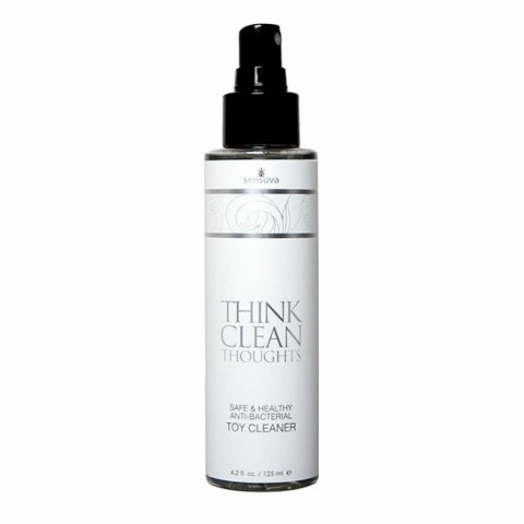 Spray czyszczący - Sensuva Think Clean Thoughts Toy Cleaner 125 ml Sensuva Spray czyszczący - Sensuva Think Clean Thoughts Toy Cleaner 125 ml Sensuva