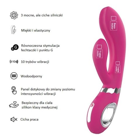 Wibrator - Nomi Tang Wild Rabbit 2 Pink Nomi Tang Wibrator - Nomi Tang Wild Rabbit 2 Pink Nomi Tang