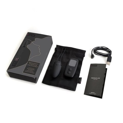 Wibrujące jajeczko - B Swish bnaughty Premium Unleashed Black B Swish Wibrujące jajeczko - B Swish bnaughty Premium Unleashed Black B Swish