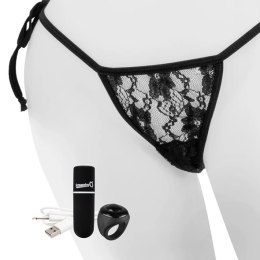 Wibrujące majteczki - The Screaming O Charged Remote Control Panty Vibe Black The Screaming O