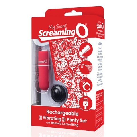 Wibrujące majteczki - The Screaming O Charged Remote Control Panty Vibe Red The Screaming O Wibrujące majteczki - The Screaming O Charged Remote Control Panty Vibe Red The Screaming O