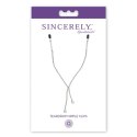 Zaciski na sutki - Sportsheets Sincerely Teardrop Nipple Clips Sportsheets