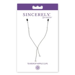 Zaciski na sutki - Sportsheets Sincerely Teardrop Nipple Clips Sportsheets