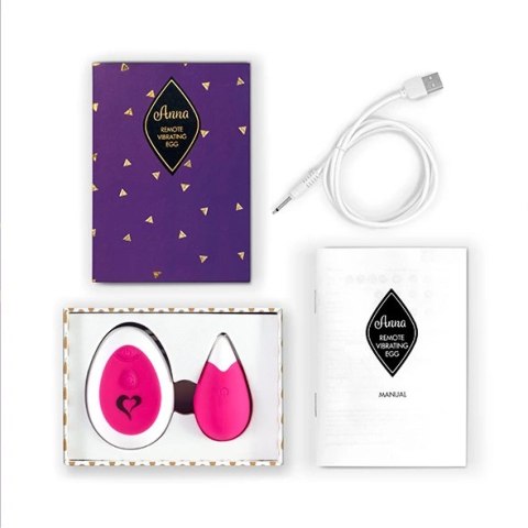 Zdalnie sterowane jajeczko wibrujące - FeelzToys Anna Deep Pink FeelzToys Zdalnie sterowane jajeczko wibrujące - FeelzToys Anna Deep Pink FeelzToys