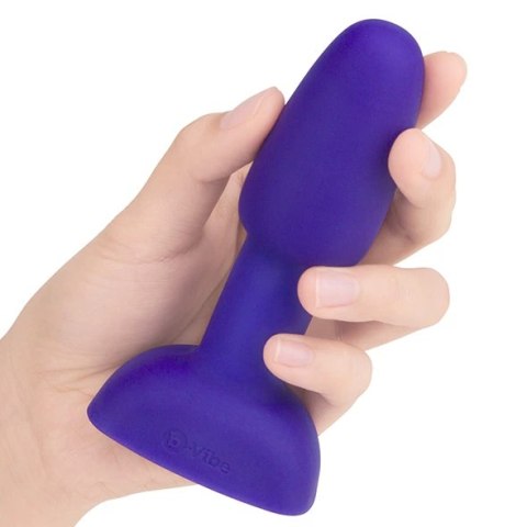Zdalnie sterowany plug analny - B-Vibe Rimming Petite Purple B-Vibe Zdalnie sterowany plug analny - B-Vibe Rimming Petite Purple B-Vibe