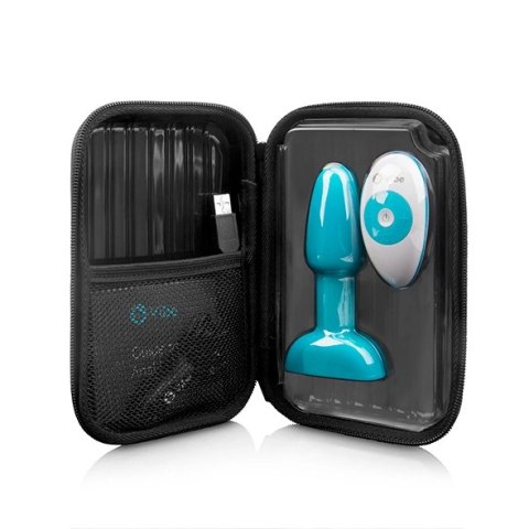 Zdalnie sterowany plug analny - B-Vibe Rimming Petite Teal B-Vibe Zdalnie sterowany plug analny - B-Vibe Rimming Petite Teal B-Vibe