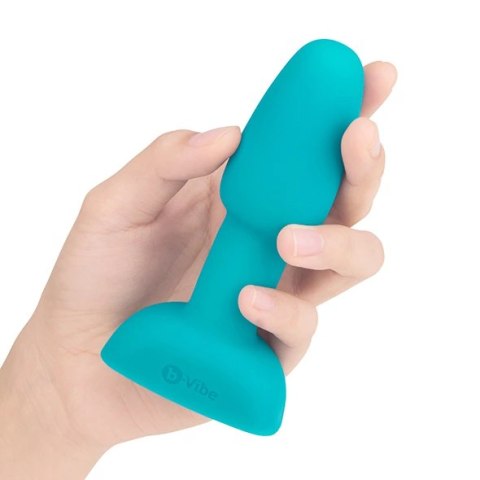 Zdalnie sterowany plug analny - B-Vibe Rimming Petite Teal B-Vibe Zdalnie sterowany plug analny - B-Vibe Rimming Petite Teal B-Vibe
