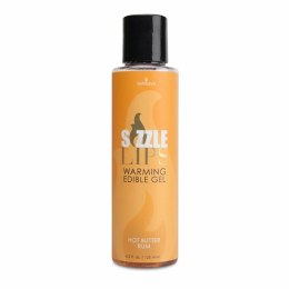 Żel stymulujący - Sensuva Sizzle Lips Warming Edible Gel Butter Rum 125 ml Sensuva